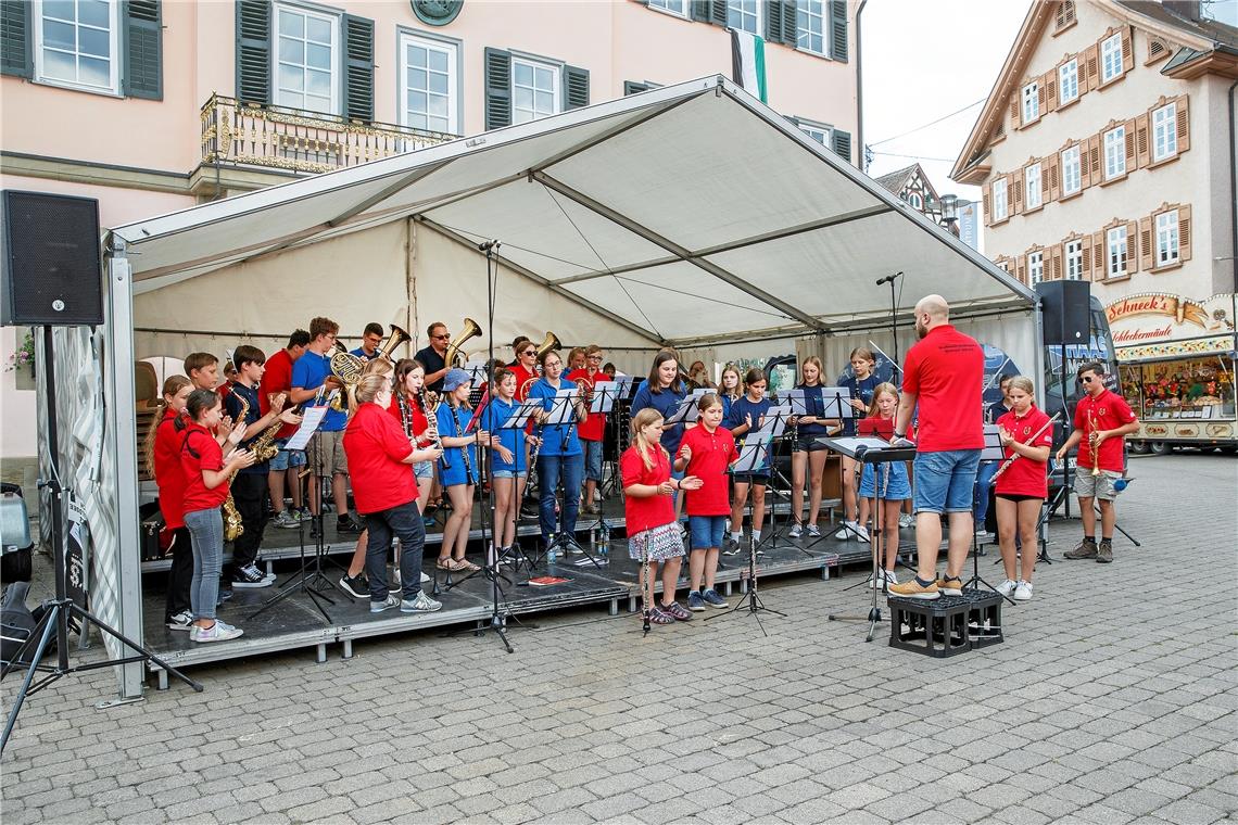    Murrhardter Stadtfest 2022     Musikverein Frischauf Grab e.V. zusammen mit d...