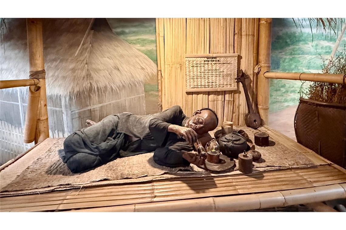 Museen am Goldenen Dreieck zeigen, wie früher Opium geraucht wurde.