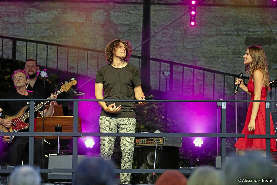 Musical-Gala "On Broadway", Kultursommer in Backnang auf der Marktplatzbühne.