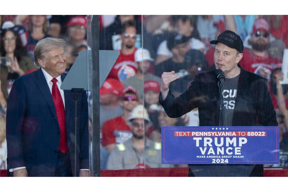 Trump holt Tech-Milliardär Musk in Regierung Musk gehörte im Wahlkampf zu den aktivsten Unterstützern Trumps und spendete rund 120 Millionen Dollar.
