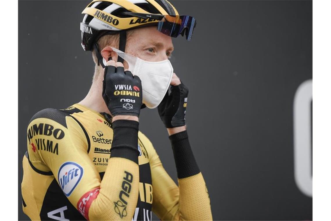 Muss den 103. Giro d'Italia vorzeitig beenden: Steven Kruijswijk. Foto: Marco Alpozzi/LaPresse via ZUMA Press/dpa