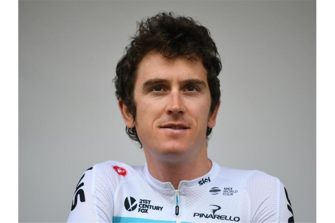 Muss die Tour de Suisse 2019 nach einem Sturz vorzeitig beenden: Geraint Thomas. Foto: Ina Fassbender