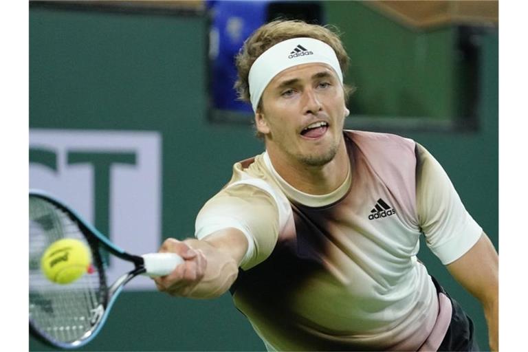 Muss in Indian Wells früh wieder abreisen: Alexander Zverev. Foto: Mark J. Terrill/AP/dpa