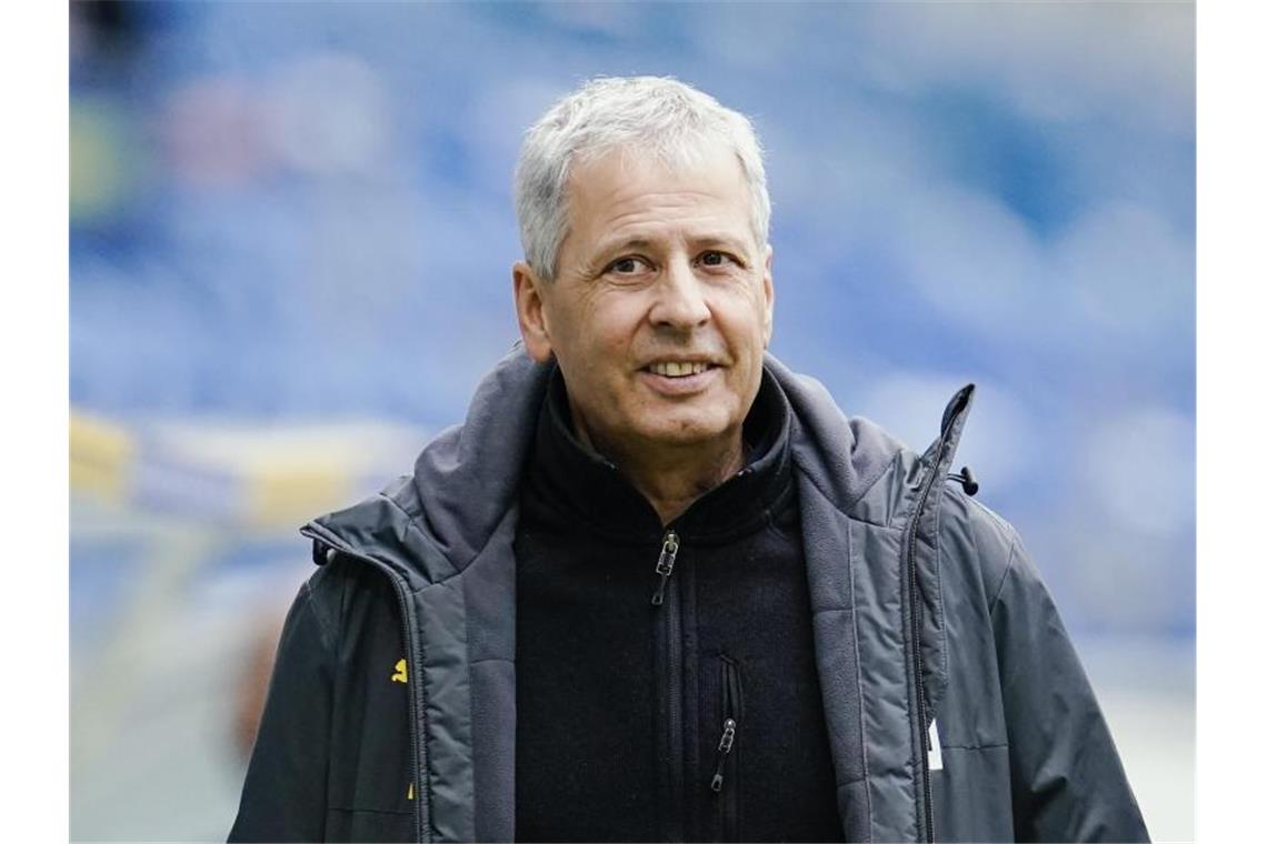 Wiedersehen mit Immobile: BVB vor schwerer Hürde in Rom Muss mit Borussia Dortmund zum Königsklassenstart bei Lazio Rom ran: BVB-Coach Lucien Favre. Foto: Uwe Anspach/dpa