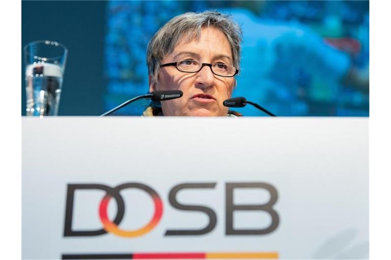 Muss mit einer Strafanzeige und Zivilklage druch den DOSB rechnen: Karin Fehres. Foto: Guido Kirchner/dpa
