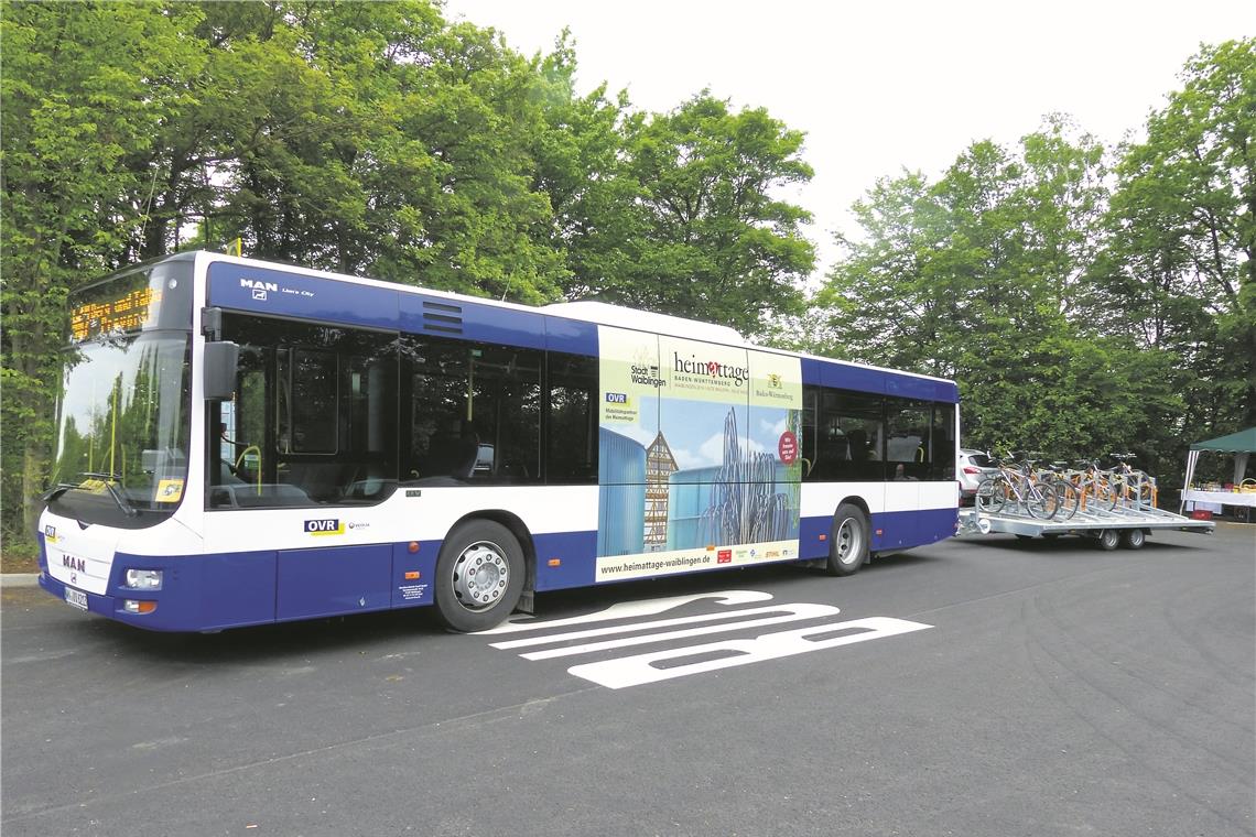 Freizeitbusse starten später Muss noch auf seinen Einsatz warten: Berg- und Talbus zwischen Aspach und dem Bottwartal. Foto: Gemeinde Aspach