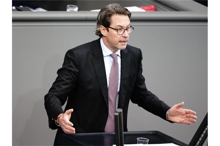 Muss sich den Fragen des Maut-Ausschusses stellen: Verkehrsminister Andreas Scheuer. Foto: Kay Nietfeld/dpa