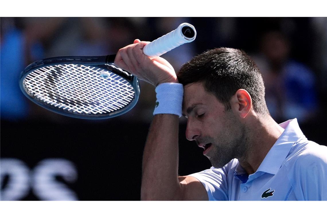 Muss sich im Halbfinale der Australian Open geschlagen geben: Novak Djokovic.
