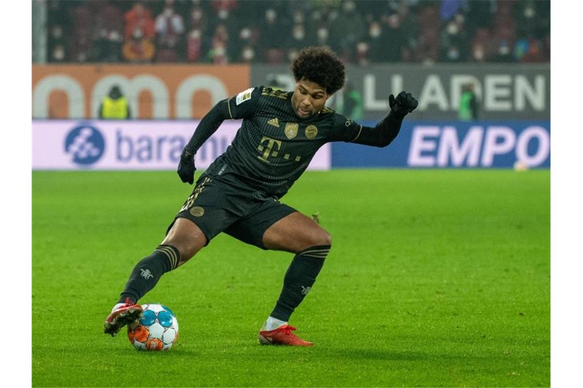 Nach Kimmich: Vier weitere Bayern-Profis in Quarantäne Muss sich in Quarantäne begeben: Bayern-Profi Serge Gnabry. Foto: Matthias Balk/dpa
