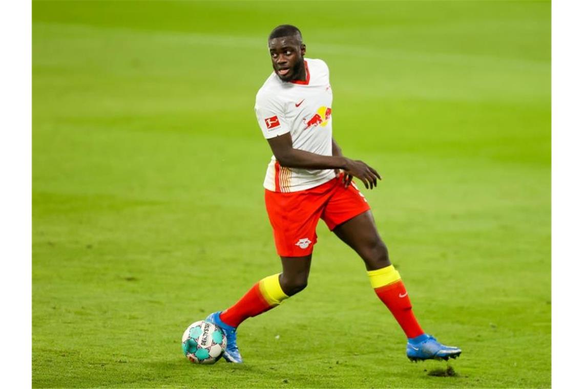 Muss weiterhin noch bei RB Leipzig trainieren: Dayot Upamecano. Foto: Jan Woitas/dpa-Zentralbild/dpa