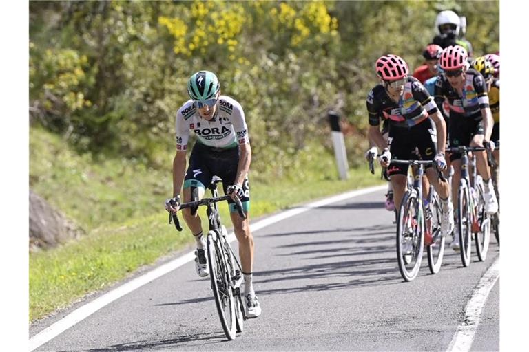 Musste den 104. Giro d'Italia vorzeitig beenden: Emanuel Buchmann. Foto: Fabio Ferrari/LaPresse via ZUMA Press/dpa