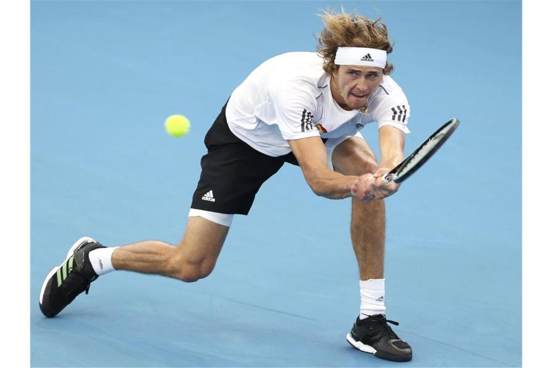 Musste in Australien die nächste Pleite hinnehmen: Alexander Zverev. Foto: Tertius Pickard/AP/dpa