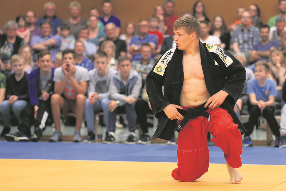 Musste sich bei der Landesmeisterschaft mit Platz fünf begnügen: TSG-Judoka Leon Maier.Archivfoto: A. Becher