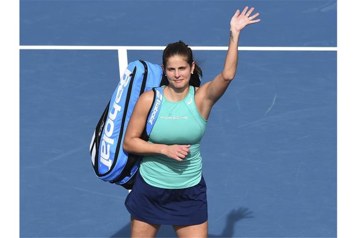 Aus für Titelverteidigerin Görges und Siegemund in Auckland Musste sich in Auckland vor dem Halbfinale verabschieden: Titelverteidigerin Julia Görges. Foto: Chris Symes/Photosport/AP/dpa
