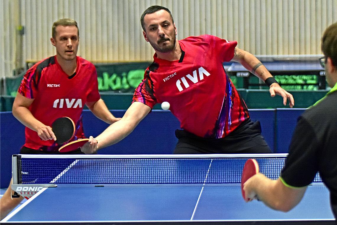Mykhailo Mosiuk (rechts) und Daniel Quiram haben die meisten Punkte für den TSV Oberbrüden geholt. Archivfoto: Alexander Becher