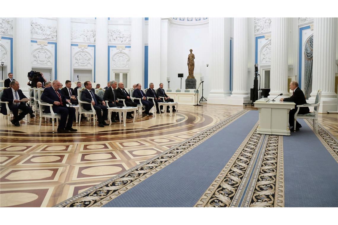 Nach Alaska-Treffen: Putin zieht Bilanz im Kreml