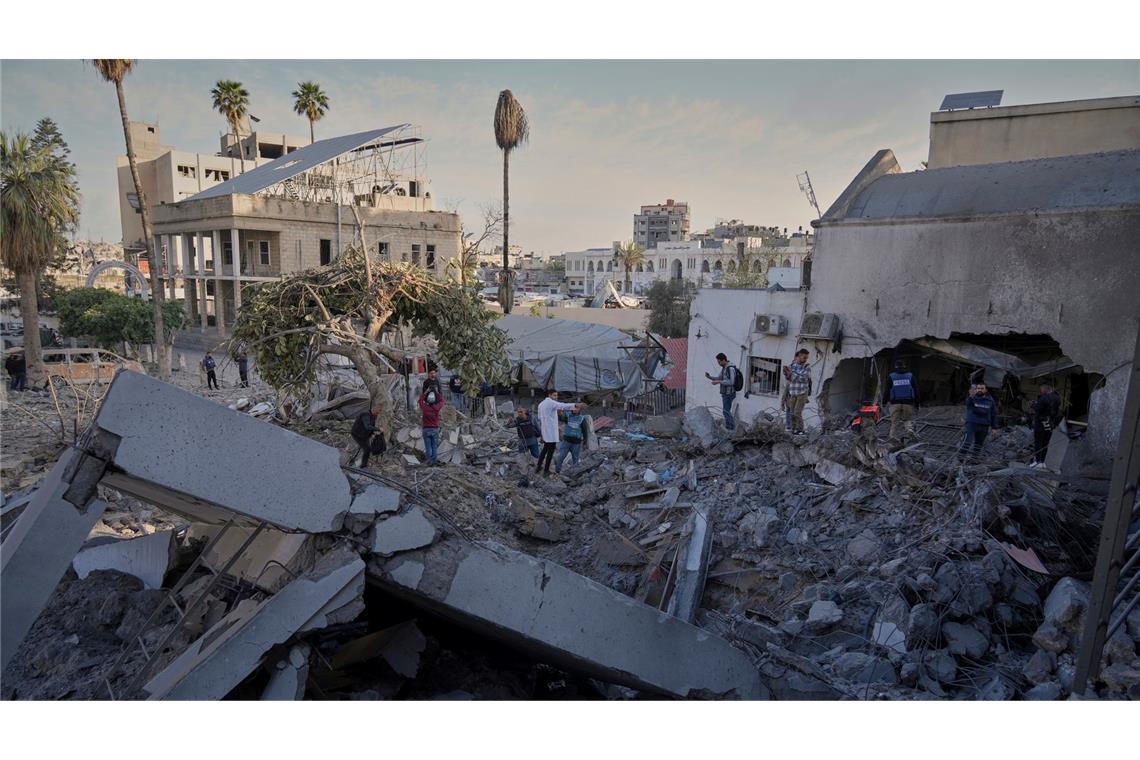WHO: Angegriffene Klinik im Gazastreifen stark beschädigt Nach Angaben Unter anderem wurde die Notaufnahme zerstört.