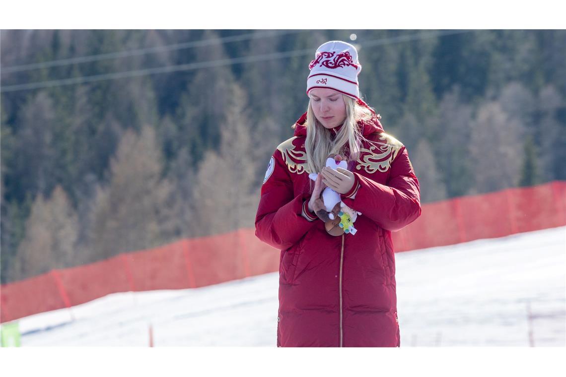 Nach Bronze nun Gold für Russland: Warwara Worontschichina.