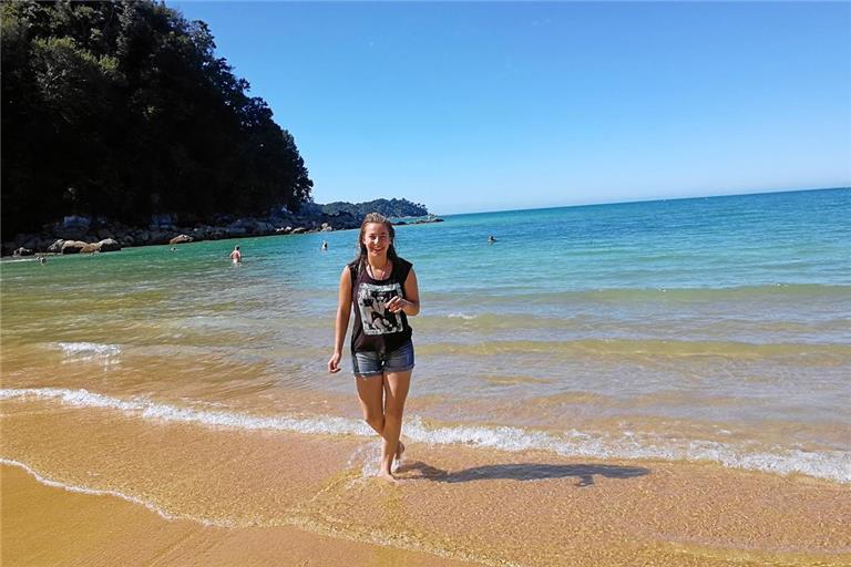 Nach dem Abitur hat Mira Weller sieben Monate in Neuseeland verbracht. Fotos: privat