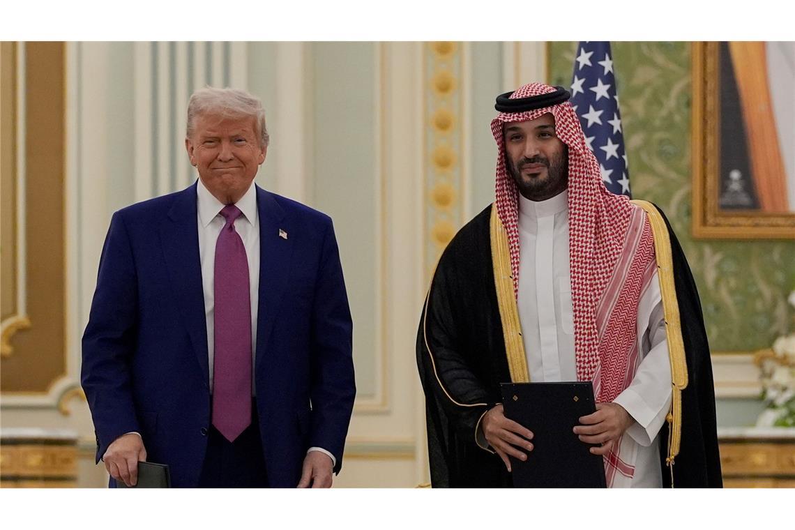 Nach dem Besuch von US-Präsident Donald Trump in Saudi-Arabien im Mai ist der saudische Kronprinz Mohammed bin Salman zu Gast in Washington. (Archivbild)