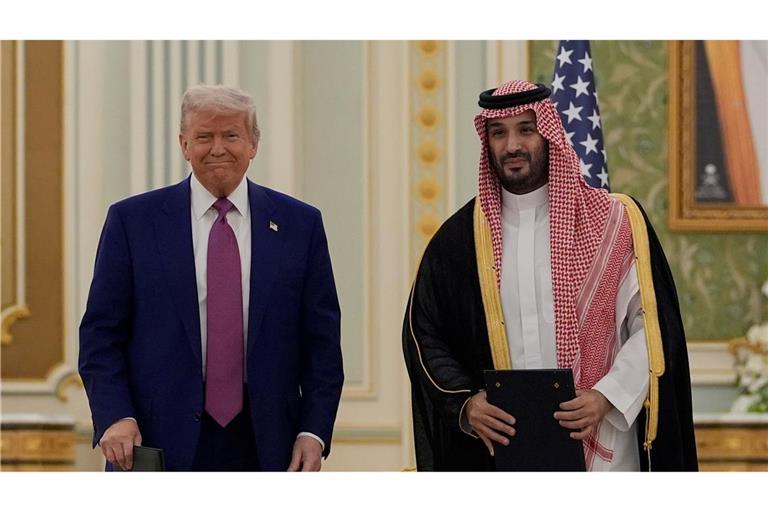 Nach dem Besuch von US-Präsident Donald Trump in Saudi-Arabien im Mai ist der saudische Kronprinz Mohammed bin Salman zu Gast in Washington. (Archivbild)