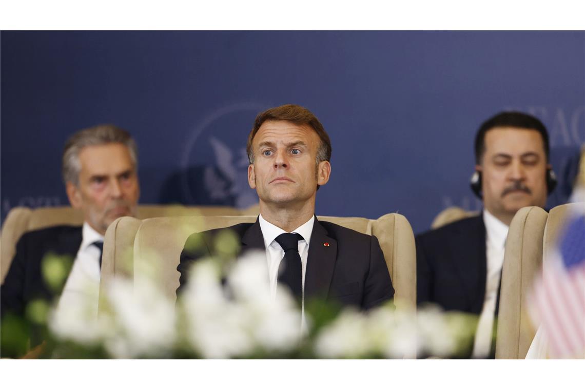 Nach dem Gaza-Friedensgipfel fordert der französische Präsident Emmanuel Macron eine äußerst strenge internationale Überwachung im Gazastreifen.