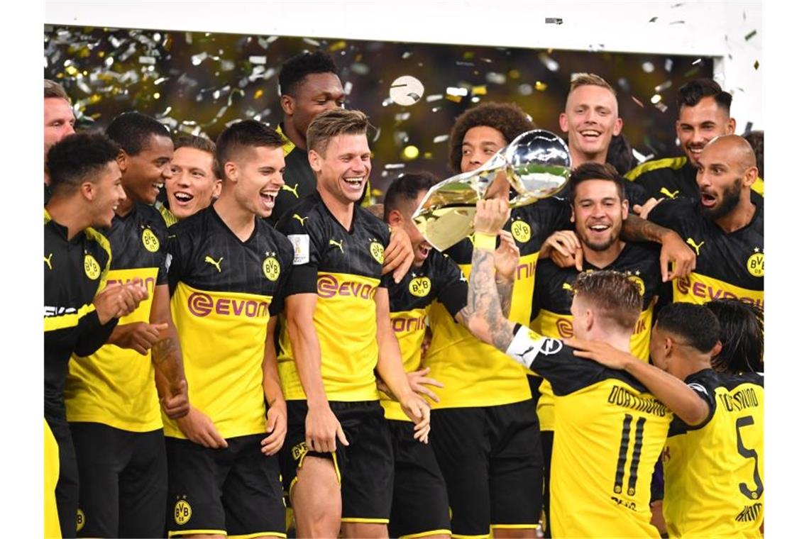 BVB startet die Titeljagd Nach dem Gewinn des Supercups beginnt jetzt auch für Borussia Dortmund die Bundesliga. Foto: Marius Becker