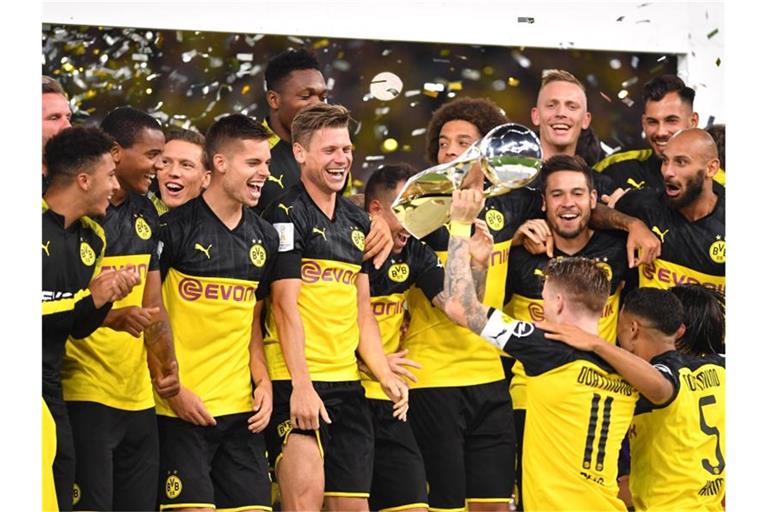 Nach dem Gewinn des Supercups beginnt jetzt auch für Borussia Dortmund die Bundesliga. Foto: Marius Becker