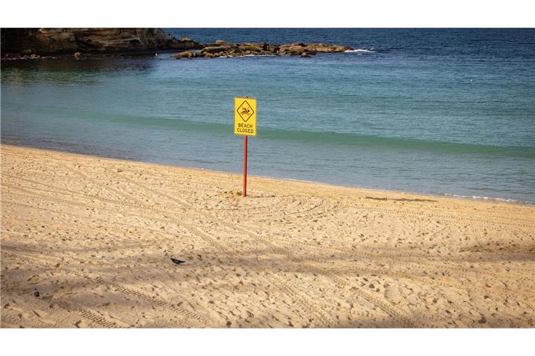 Nach dem Hai-Angriff wurde der betroffene Strand aus Sicherheitsgründen geschlossen.
