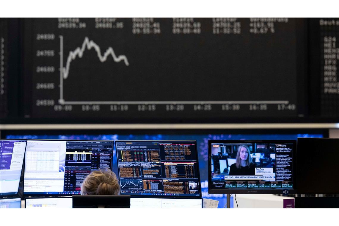 Nach dem Hoch bröckelten die Kurse wieder etwas ab.