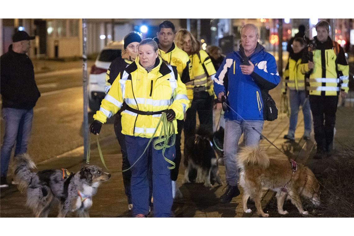 Nach dem Jungen wird gesucht.