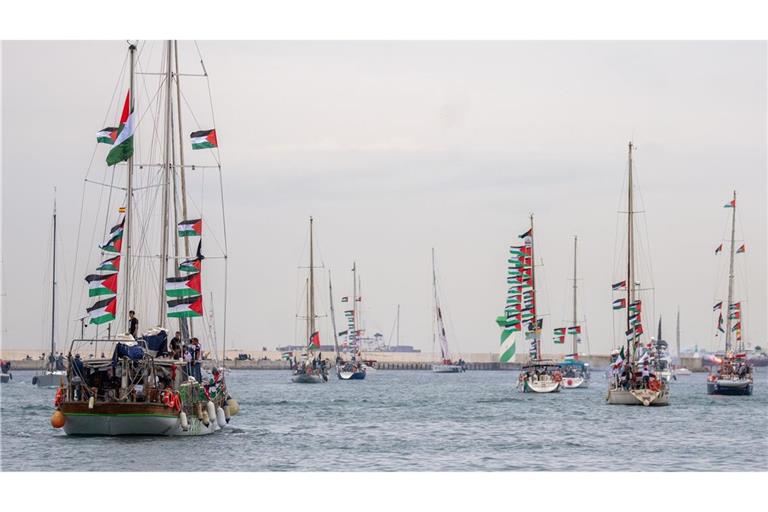 Nach dem Stopp durch Israels Marine wagt die internationale Gaza-Hilfsflotte einen neuen Versuch (Archivfoto).