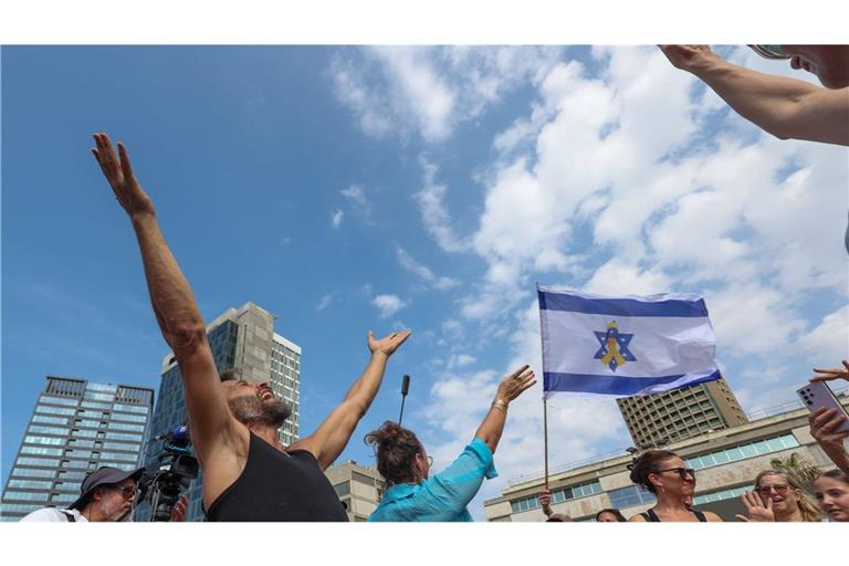 Nach dem Übereinkommen: Jubel in Israel.