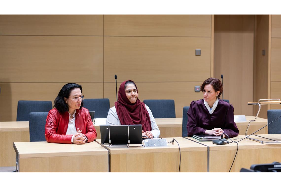 Nach dem Urteil zeigt sich die Klägerin erleichtert.