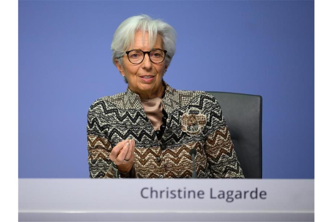 Nach dem Willen von EZB-Präsidentin Lagarde soll die Notenbank eine gewichtigere Rolle im Kampf gegen den Klimawandel spielen. Foto: -/European Central Bank/dpa