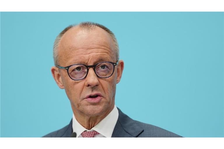 Nach den Landtagswahlen - CDU: Bundeskanzler Friedrich Merz (CDU) gibt nach der Landtagswahl in Mecklenburg-Vorpommern und der Abgeordnetenhauswahl in Berlin eine Pressekonferenz.