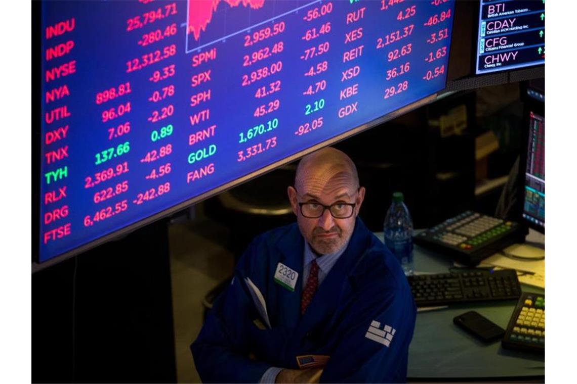 Nach den panikartigen Verkäufen zu Wochenbeginn haben sich die Aktienkurse an der Wall Street am Dienstag stabilisiert. Foto: Michael Nagle/XinHua/dpa