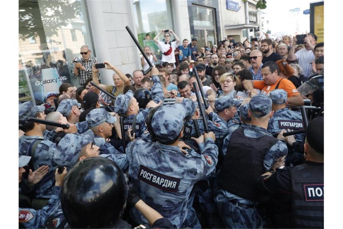 Russland wirft nach Protesten Ausländern Einmischung vor