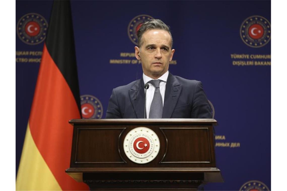 Nach der Entschärfung des Erdgas-Streits hofft auch Außenminister Maas auf einen Neuanfang in den angeschlagenen Beziehungen zwischen der EU und der Türkei. Foto: Uncredited/Turkish Foreign Ministry/AP/dpa