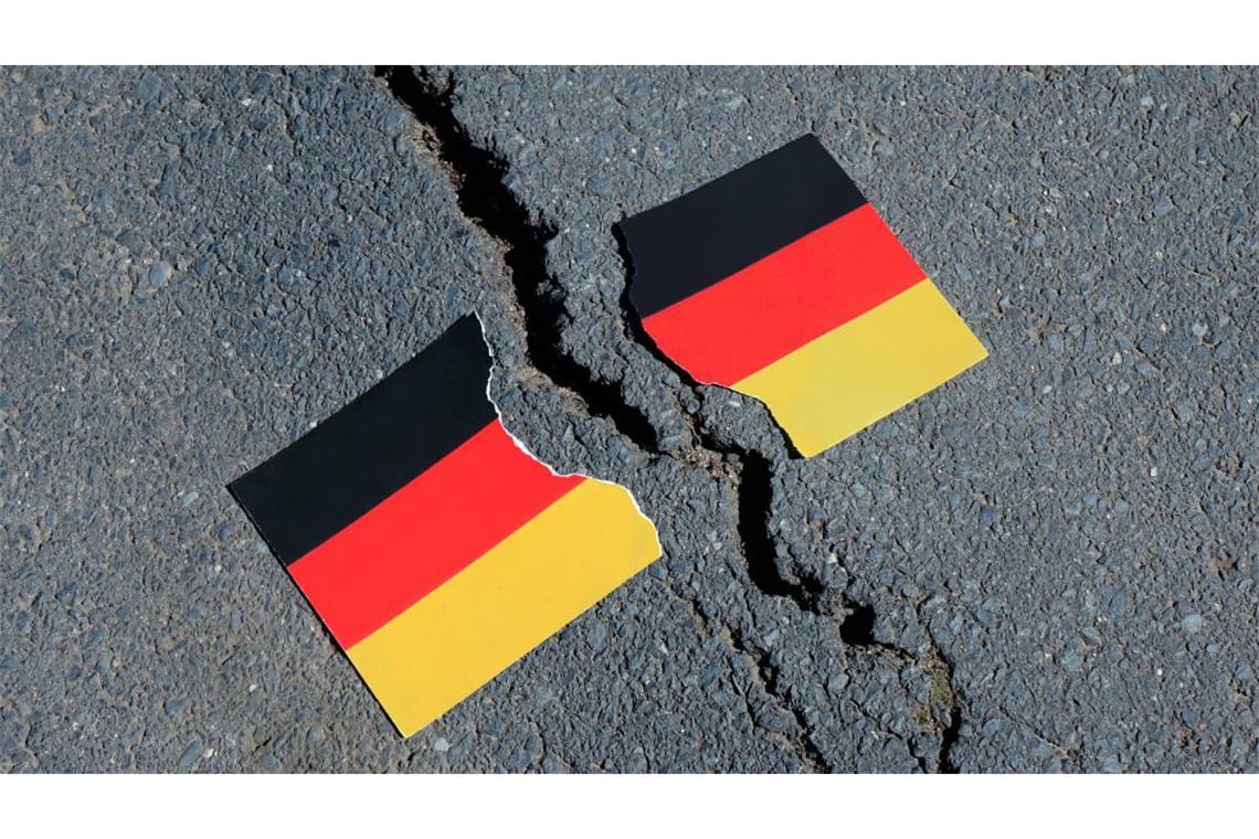 Nach der Wahl in Sachsen-Anhalt ist es nicht mehr zu übersehen: Ein Riss geht durch die deutsche Gesellschaft (Symbolfoto).