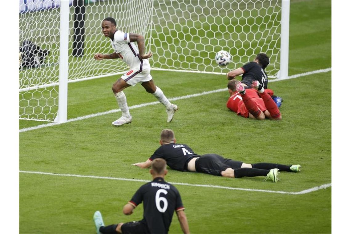 Nach einem 0:2 gegen England scheidet das DFB-Team bei der EM gegen England aus. Foto: John Sibley/POOL Reuters/dpa