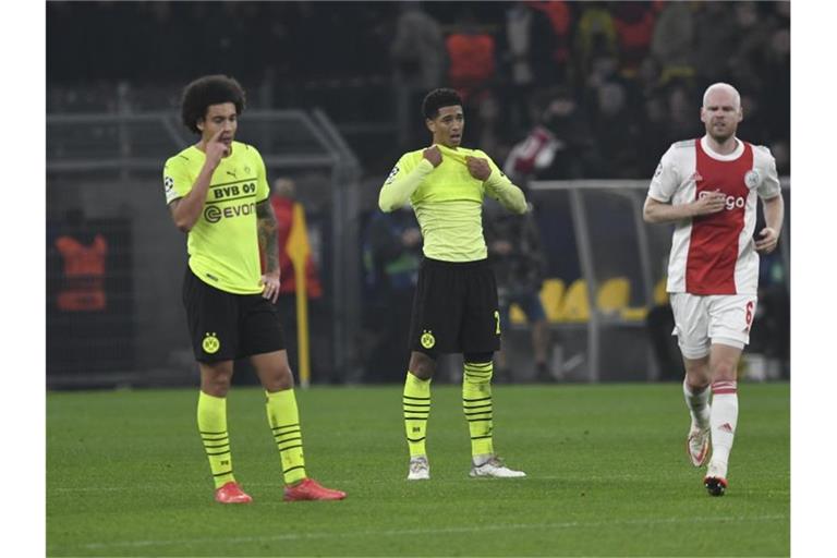 Nach einer 1:0-Führung musste sich Borussia Dortmund daheim Ajax Amsterdam noch geschlagen geben. Foto: Bernd Thissen/dpa