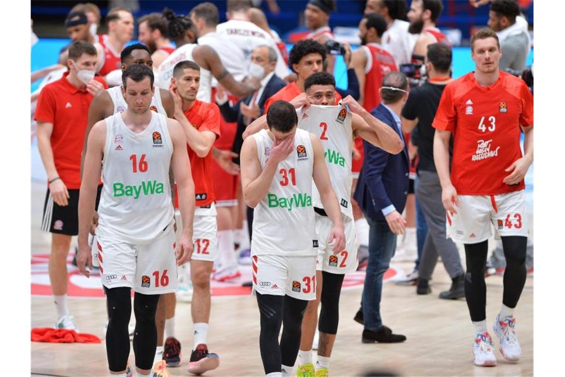 Bayern-Basketballer trotz Aus stolz: „Etwas ganz Besonderes“ Nach einer ausgezeichneten Saison verpassen die Bayern knapp den Einzug in das Final-Four-Turnier. Foto: Degaspari/Ivan Mancini/-/dpa