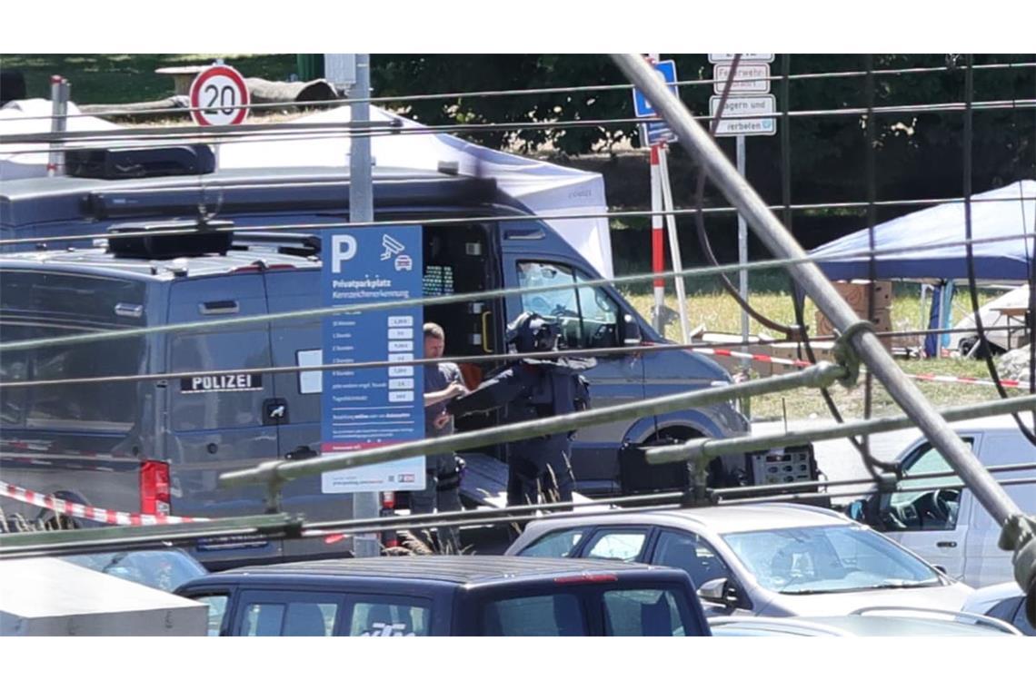Nach einer Bombendrohung waren im Juni der 24-Stunden-Flohmarkt und der Bahnhof in Konstanz teilweise gesperrt worden.