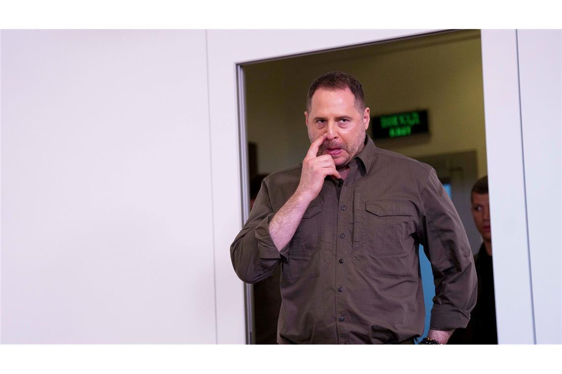 Nach Ermittlungen von Korruptionsfahndern ist Andrij Jermak, Leiter des Präsidialamtes der Ukraine, zurückgetreten. (Archivbild)