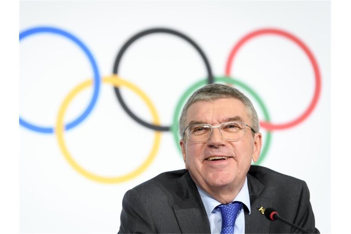 Bach: Russland-Entscheidung der Wada ist für IOC verbindlich Nach IOC-Präsident Thomas Bach wird sich das IOC nach den WADA-Entscheidungen richten. Foto: Laurent Gillieron/KEYSTONE/dpa