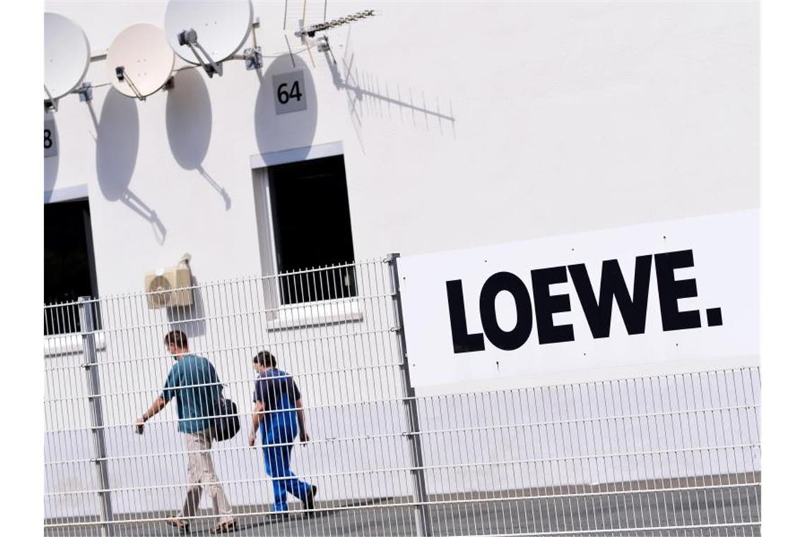 Nach jahrelanger Krise stellt der insolvente Fernsehhersteller Loewe den Betrieb ein. Foto: David-Wolfgang Ebener