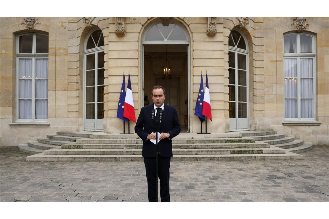 Nach nur einem Tag tritt Sébastien Lecornu als Premier zurück.