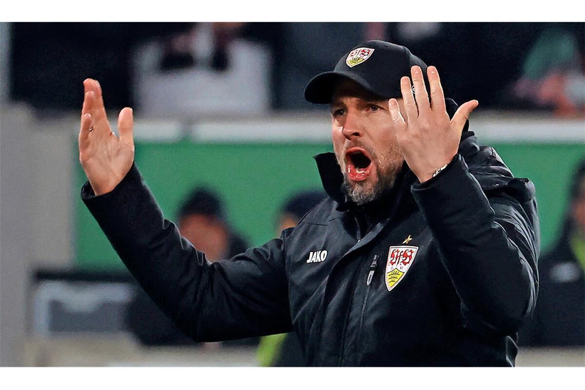 Der Ton wird rauer beim VfB Nach nur fünf Punkten aus den vergangenen sieben Bundesligaspielen hat sich der VfB-Trainer Sebastian Hoeneß seine Spieler zur Brust genommen.