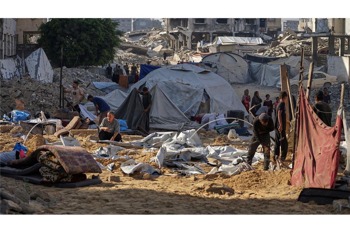 Trump an Israels Justiz: Lasst Netanjahu gehen Nach palästinensischen Angaben gab es bei erneuten israelischen Angriffen Dutzende weitere Tote. (Archivbild)
